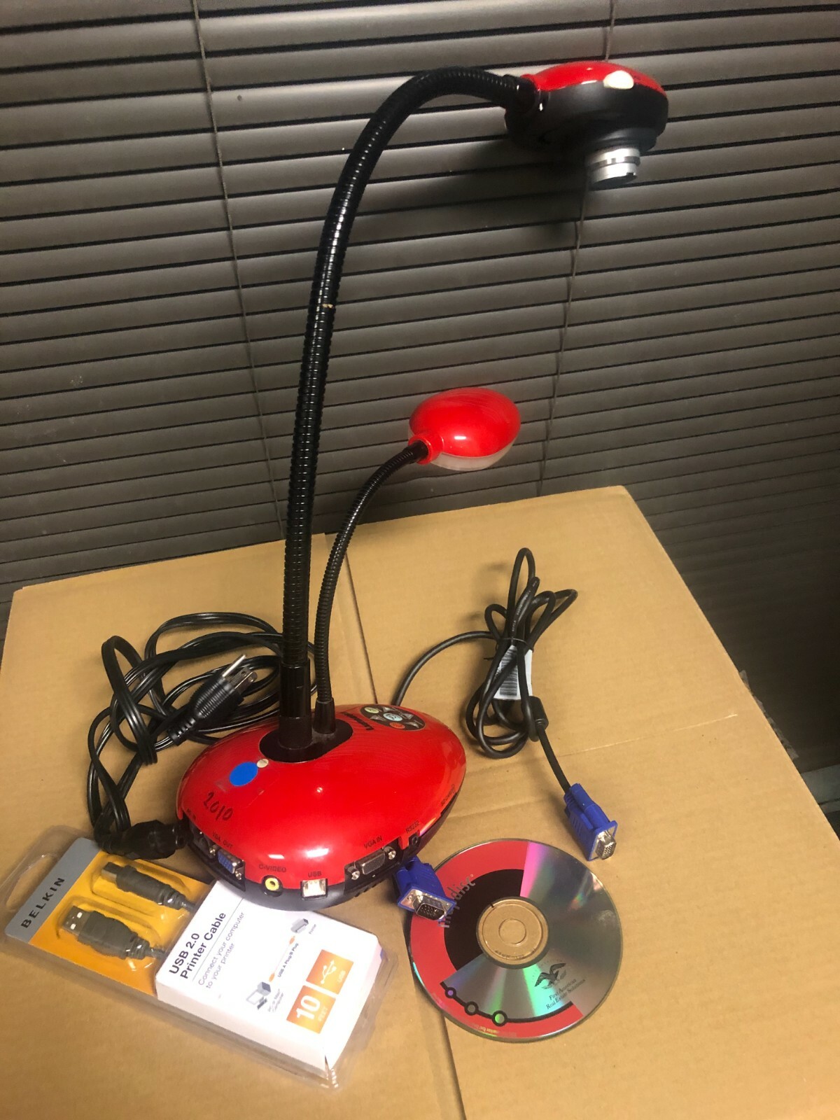 Ladibug DC190 Document Camera, Portable, SXGA, 5.5x Optical Zoom, Microphone