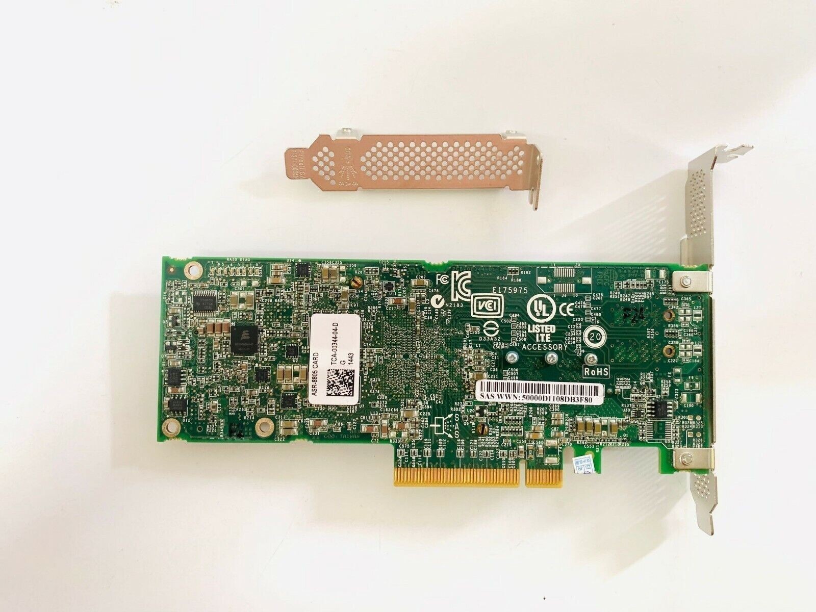 Adaptec ASR-8805 PCI-E 3.0 SAS/SATA/SSD RAID 12Gb/s Controller Card