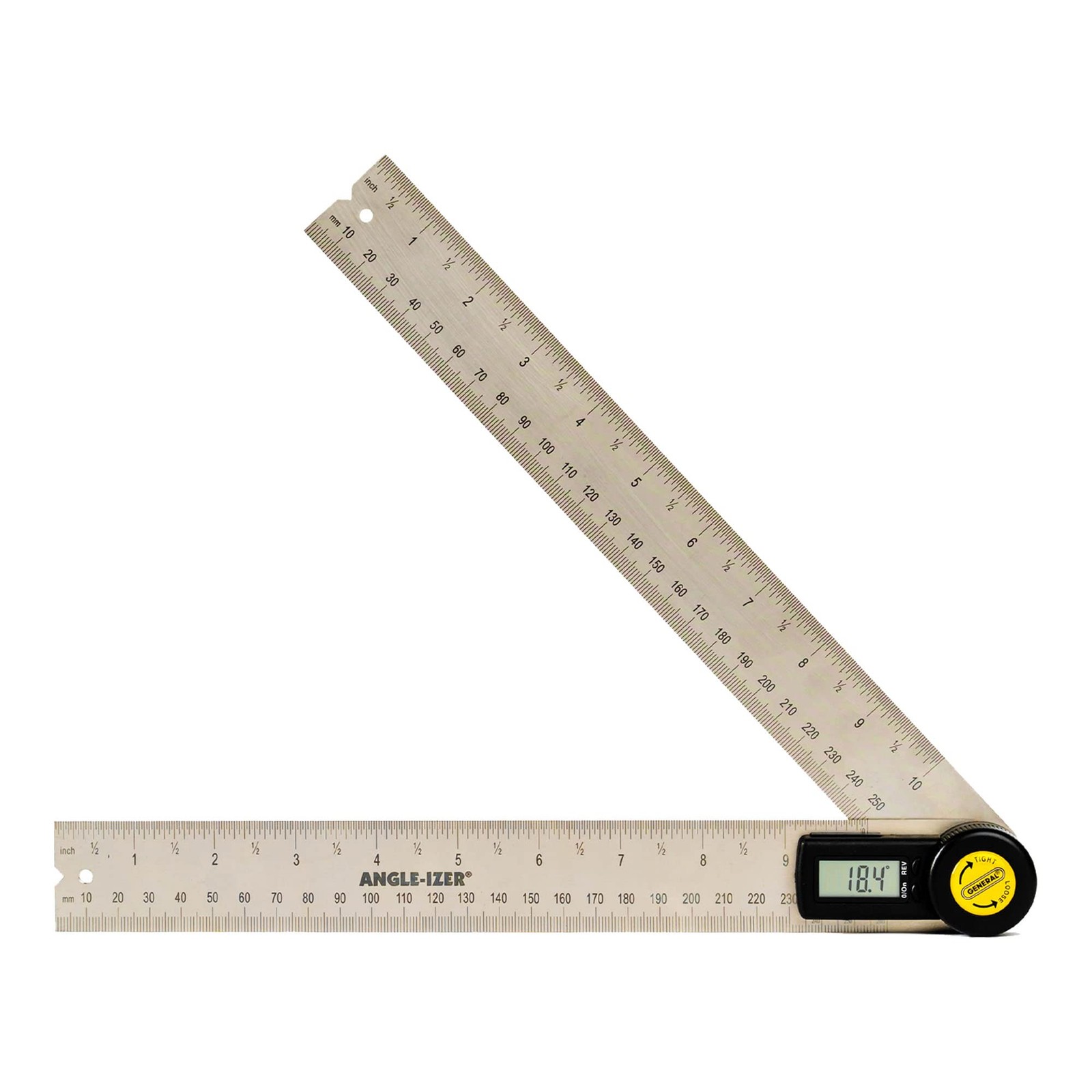 General Tools Digital Angle Finder Ruler #823 - 10" H - 10-Inch, 10-inch