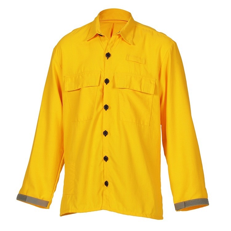 NEW - COAXSHER FC103-Vector - M Wildland Fire Shirt ,M,Yellow,Button