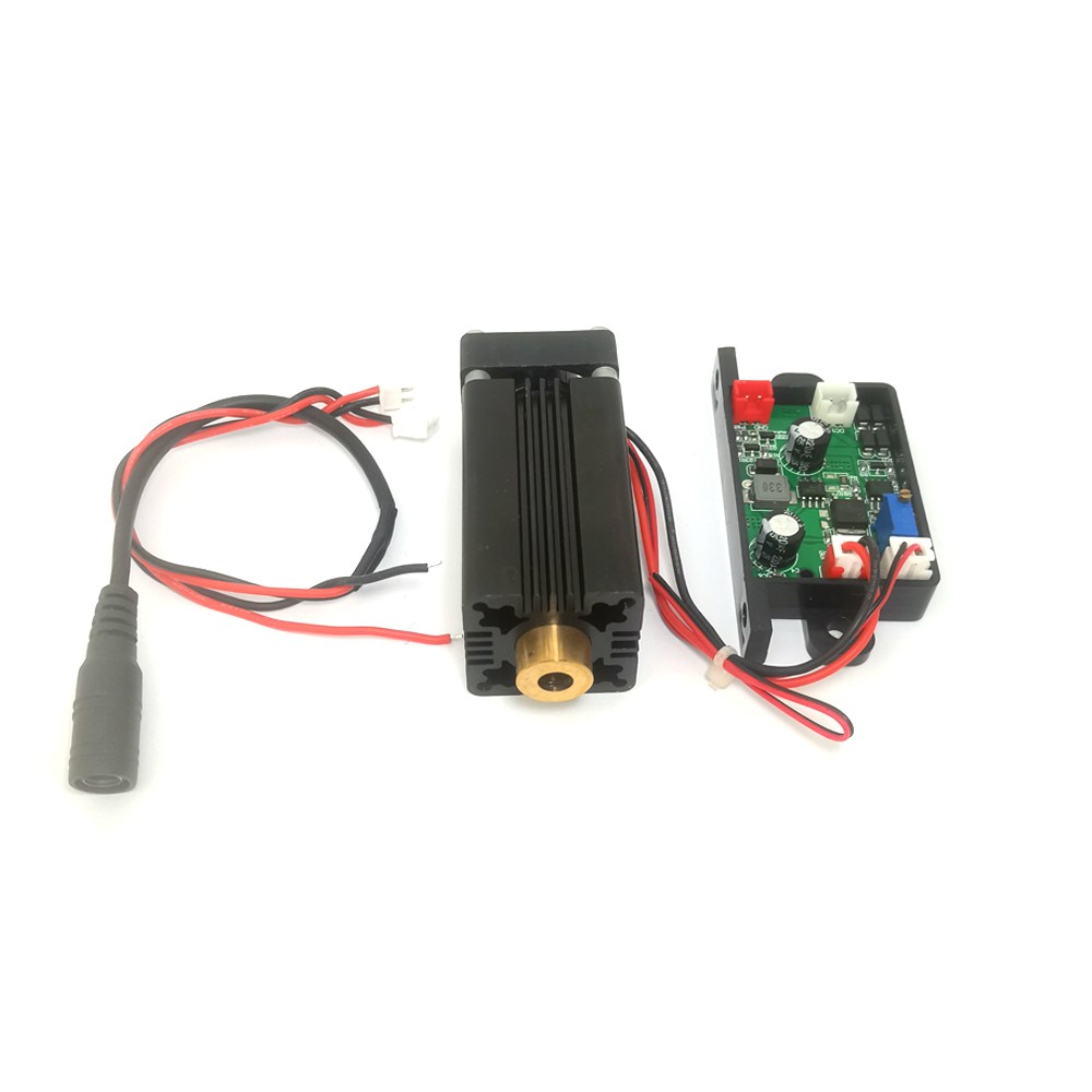 650nm 658nm Red Light Laser Module 200mW Stage Laser light 12V Air-cooled w/ TTL