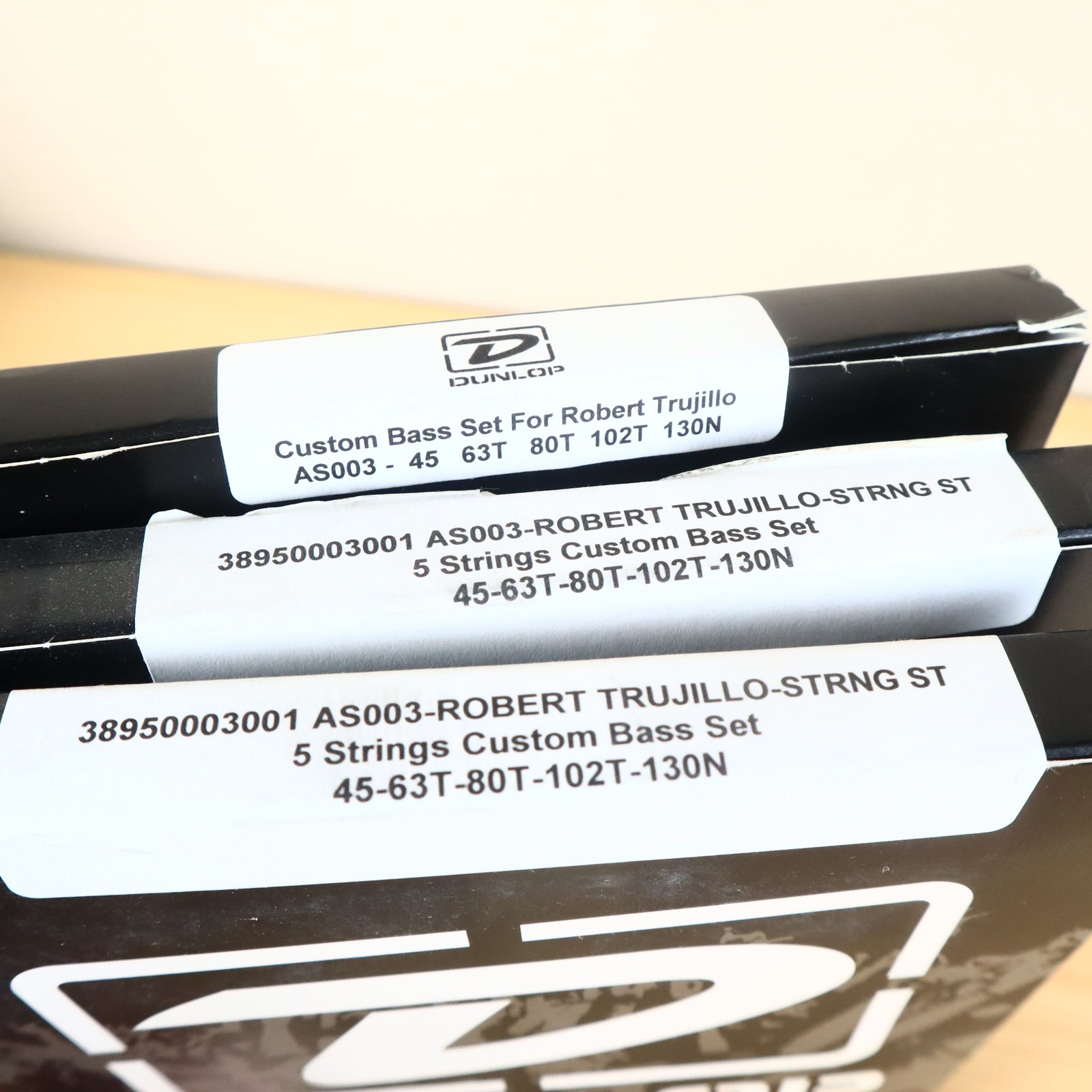(3 LOT) Dunlop Robert Trujillo Stainless Steel 5-String Custom Electric Bass