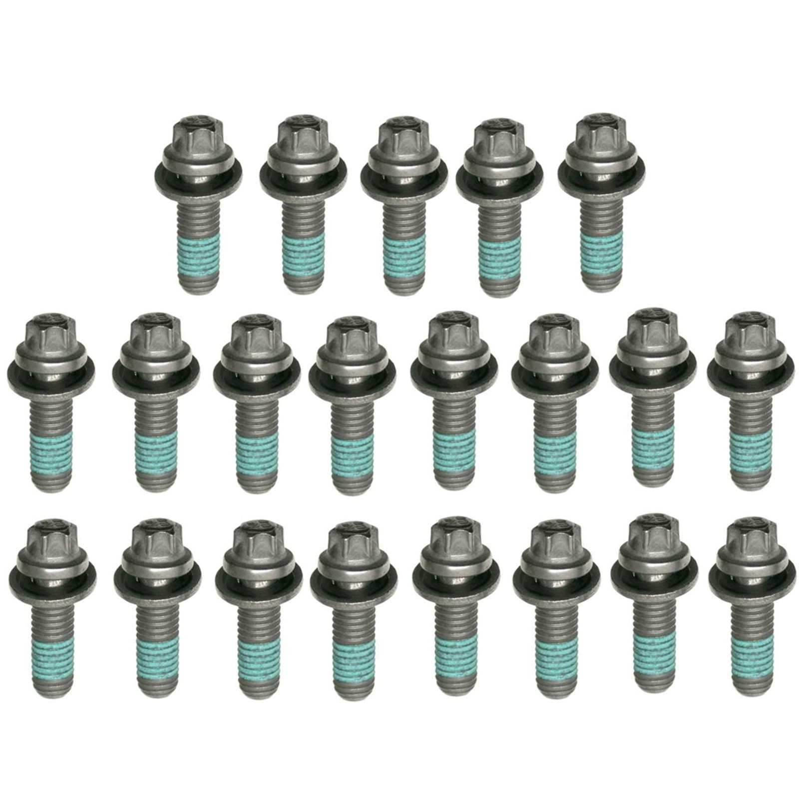 2009-25 BMW 5 6 7 Alpina Lower Oil Pan Bolt 8X25 mm Genuine BMW 07 12 9 909 333