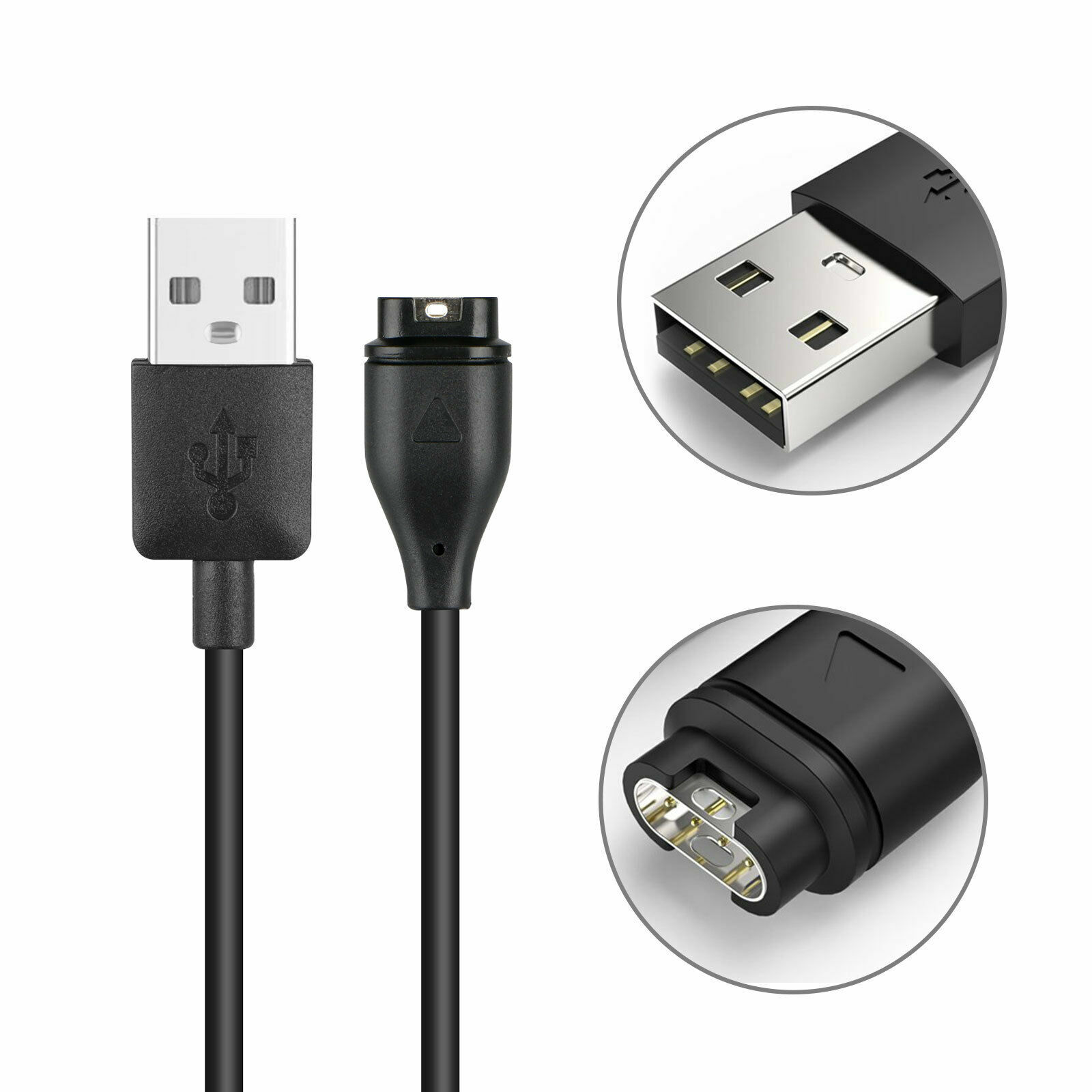 Garmin Stricker Cast GPS Charger Replacement Charging Cable Cord USB