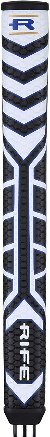 Rife Midsize Golf Putter Soft Large Dual Grip Flat Front RG Pistol Tour Design
