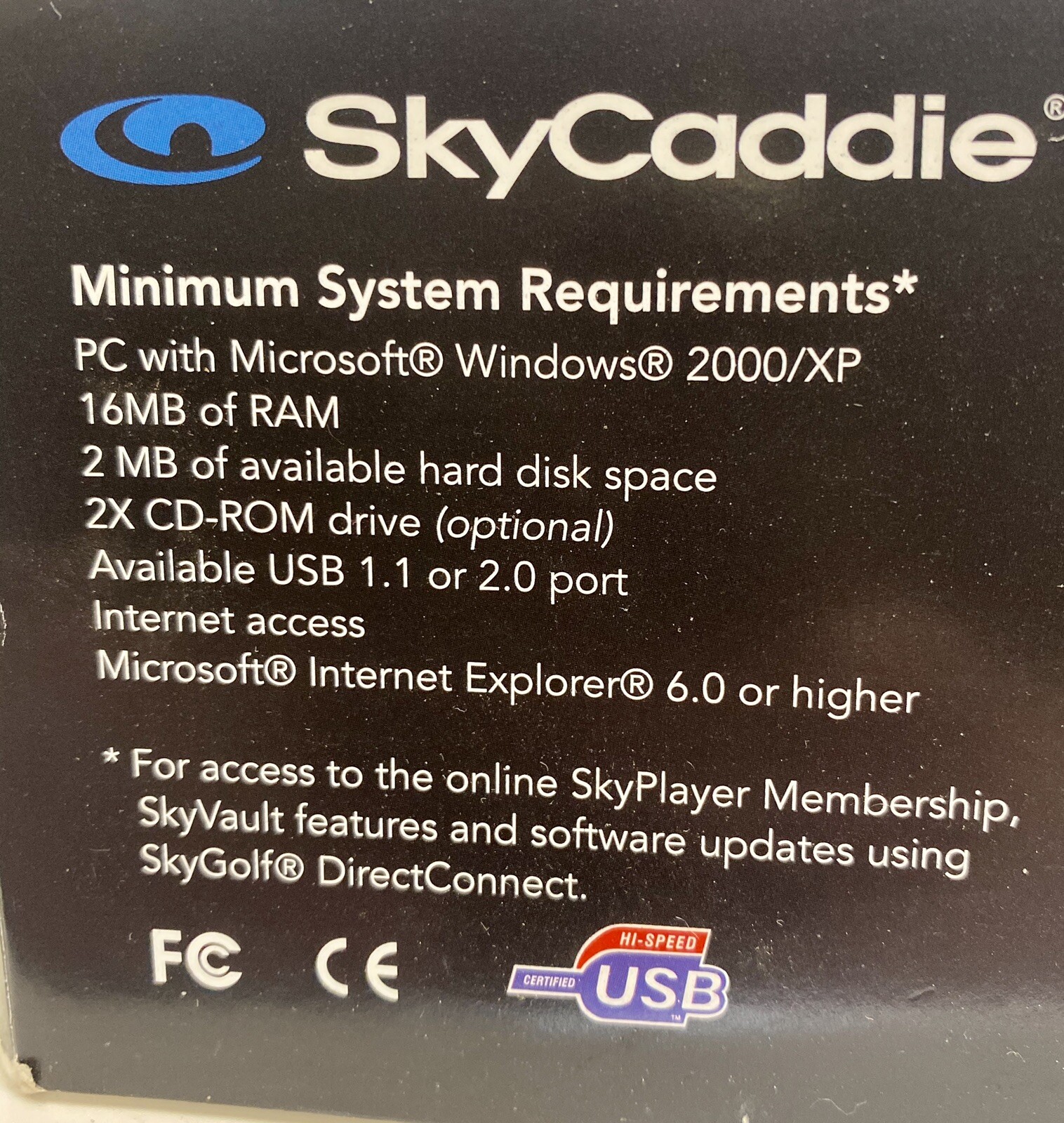 SkyCaddie SG2 Rangefinder Sky Golf GPS Model #SG0003. Originally 349.00