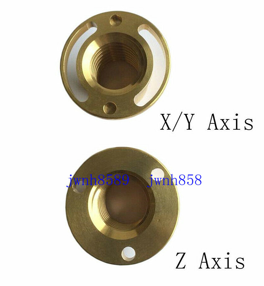 2Pc Bridgeport Milling Machine X Axis Screw Copper Sleeve Nut Vertical Mill Tool