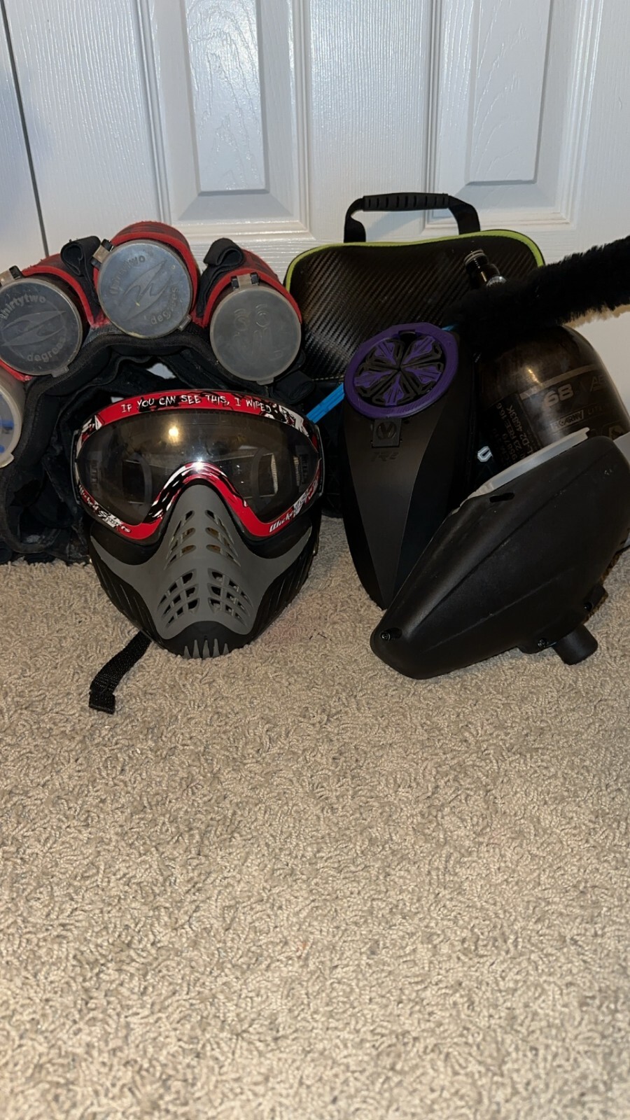 paintball gear lot