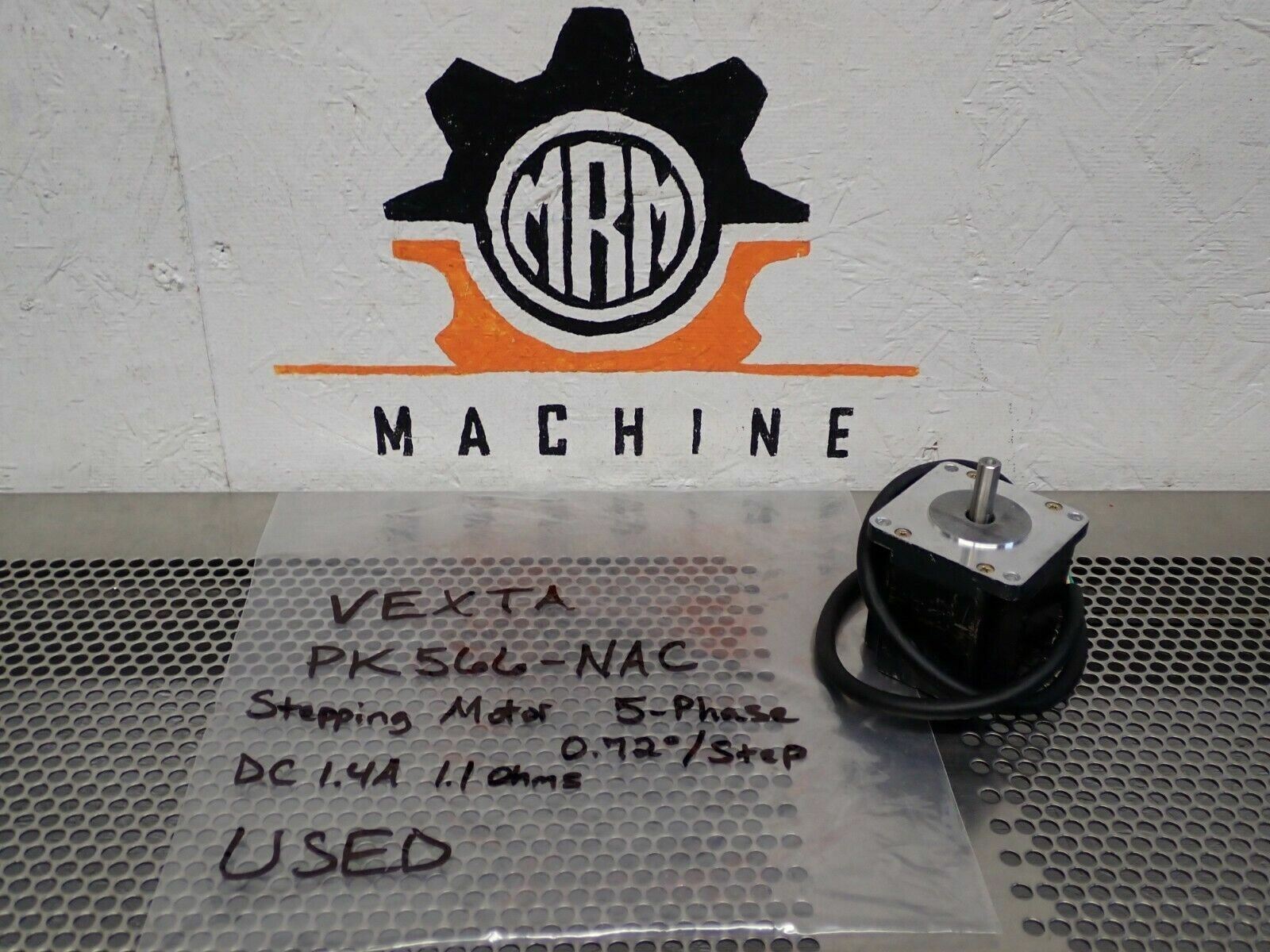 VEXTA PK566-NAC Stepping Motor 5-Phase 0.72 Degree/Step DC1.4A 1.1Ohms Used