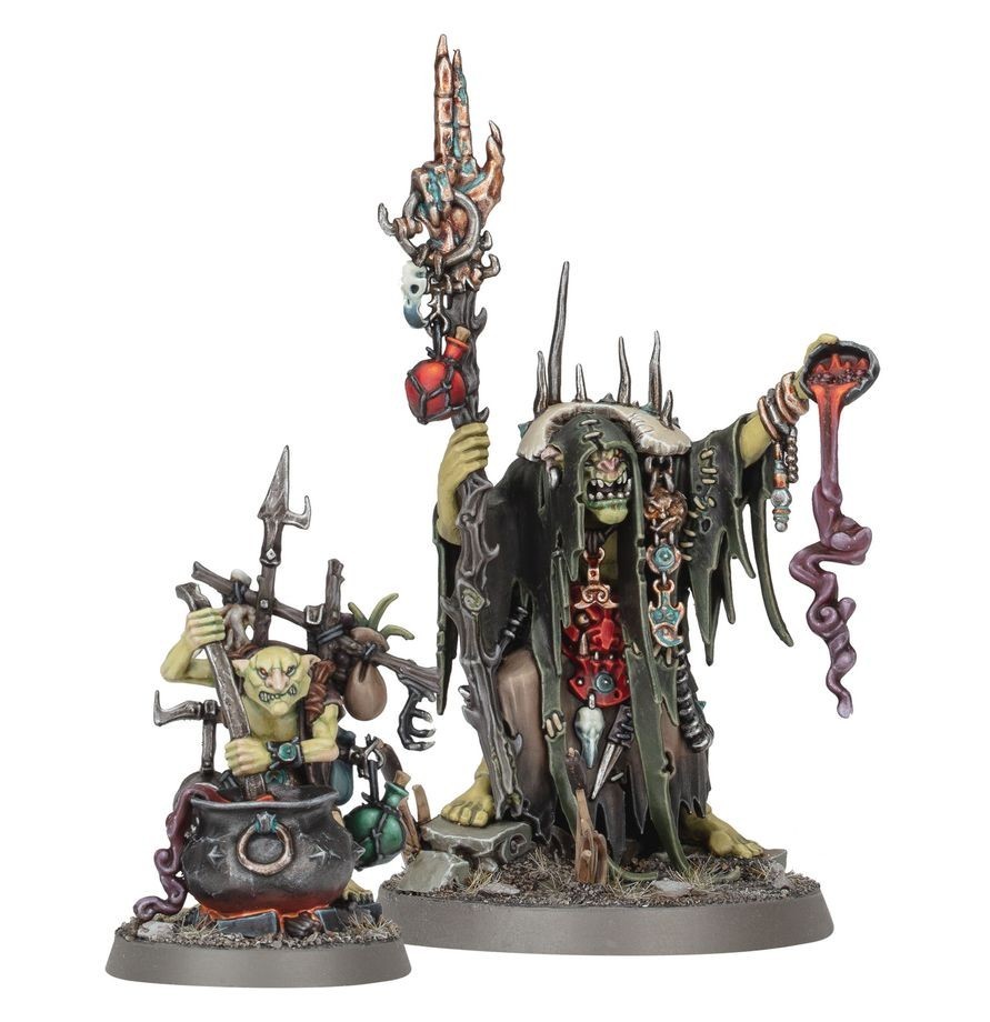 Swampcalla Shaman - Orruk Warclans - New on Sprue - US Import Tax Paid*