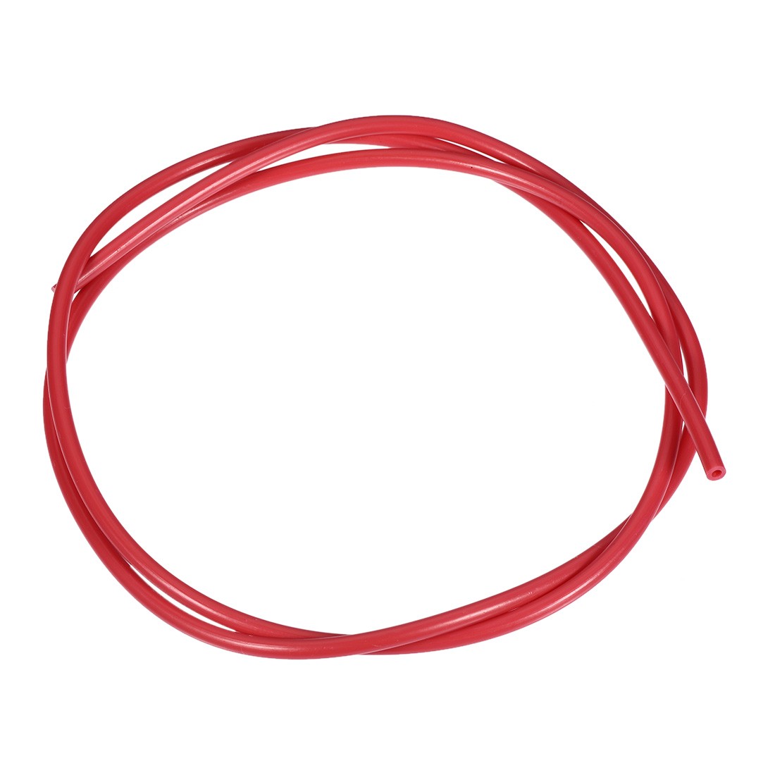 PTFE Tube 3.2Ft - ID 2mm x OD 4mm Fit 1.75 Filament for 3D Printer Red