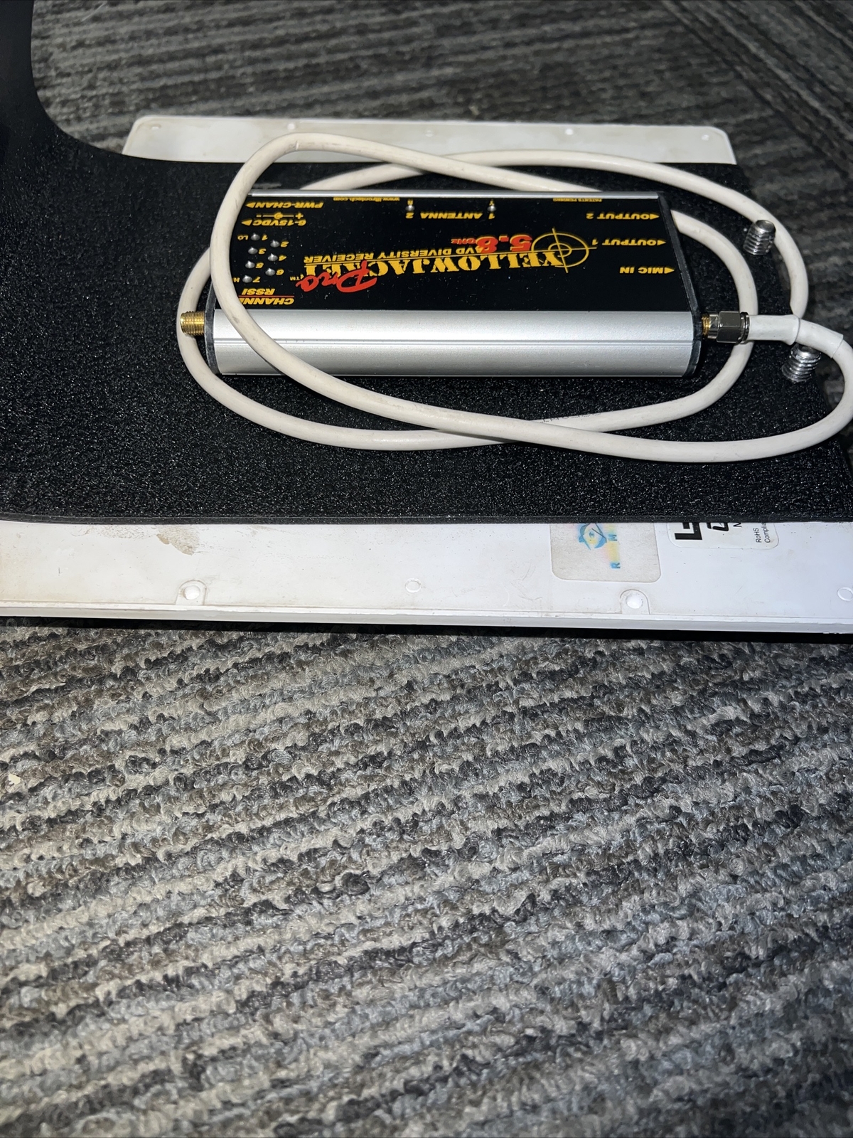 IFtron 5.8Ghz Yellow Jacket PRO diversity receiver W/antenna UNTESTED