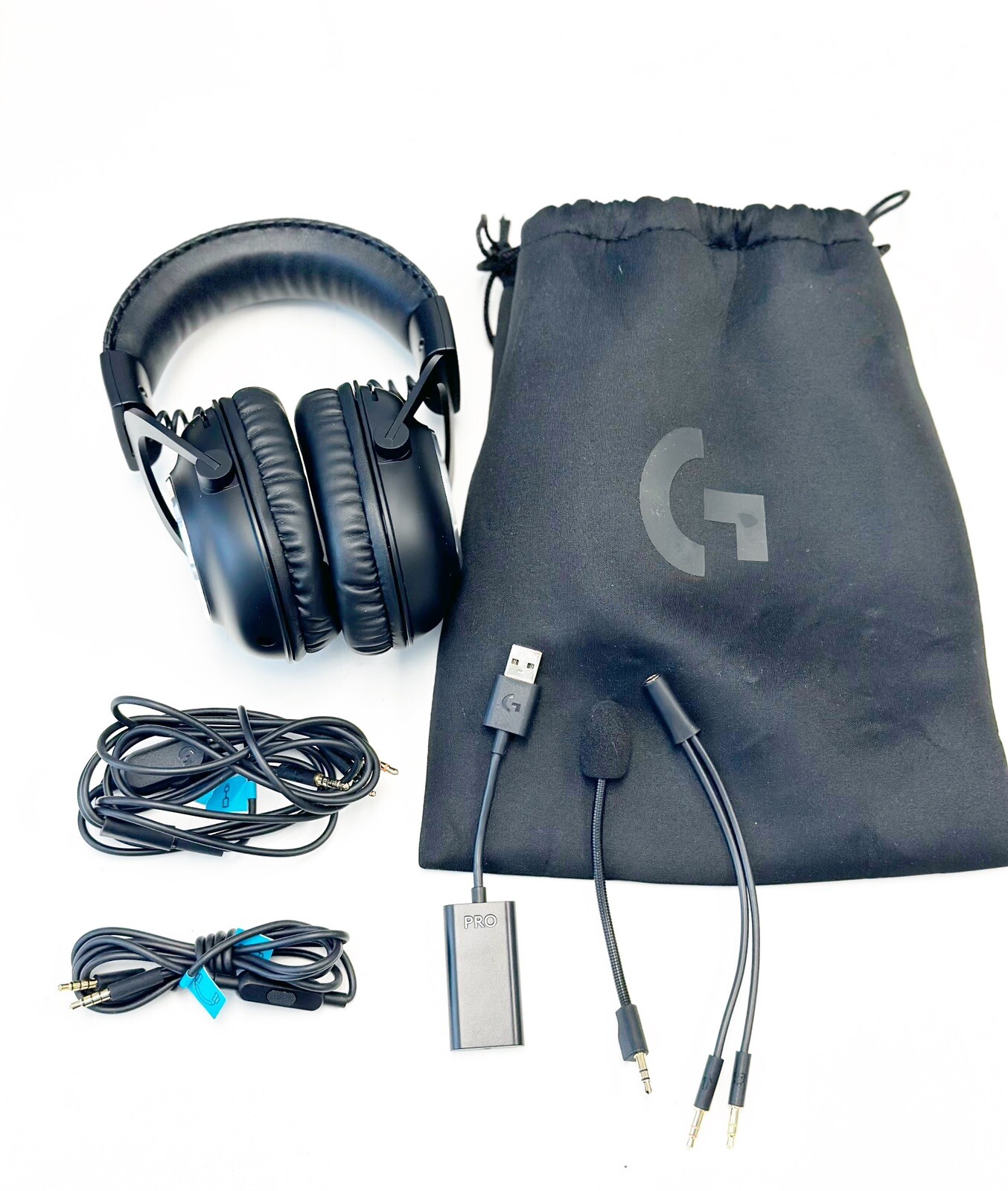 Nice** Logitech G PRO X Gaming Wired Headset  Logitech Pro x Dac Adapter
