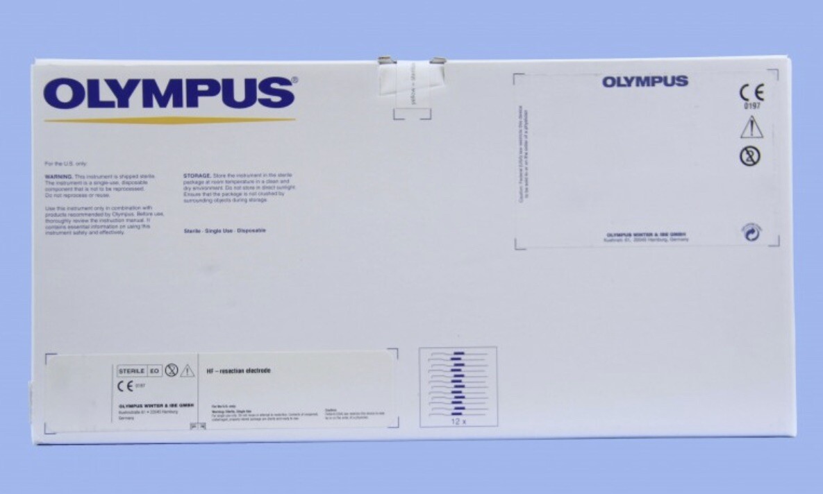 WA22306D OLYMPUS TURIS HF-RESECTION ELECTRODE, 30°, Box/12. In Date.