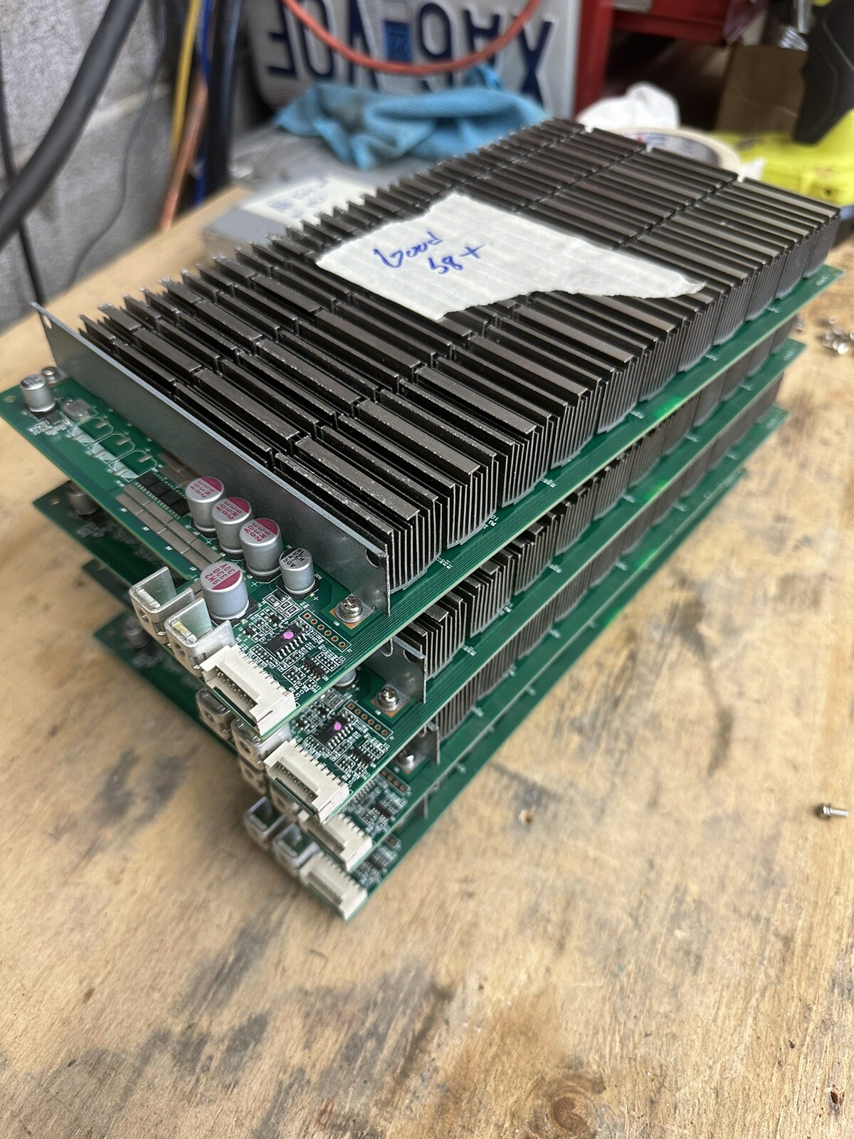 T17 + 58T Working Hash Board