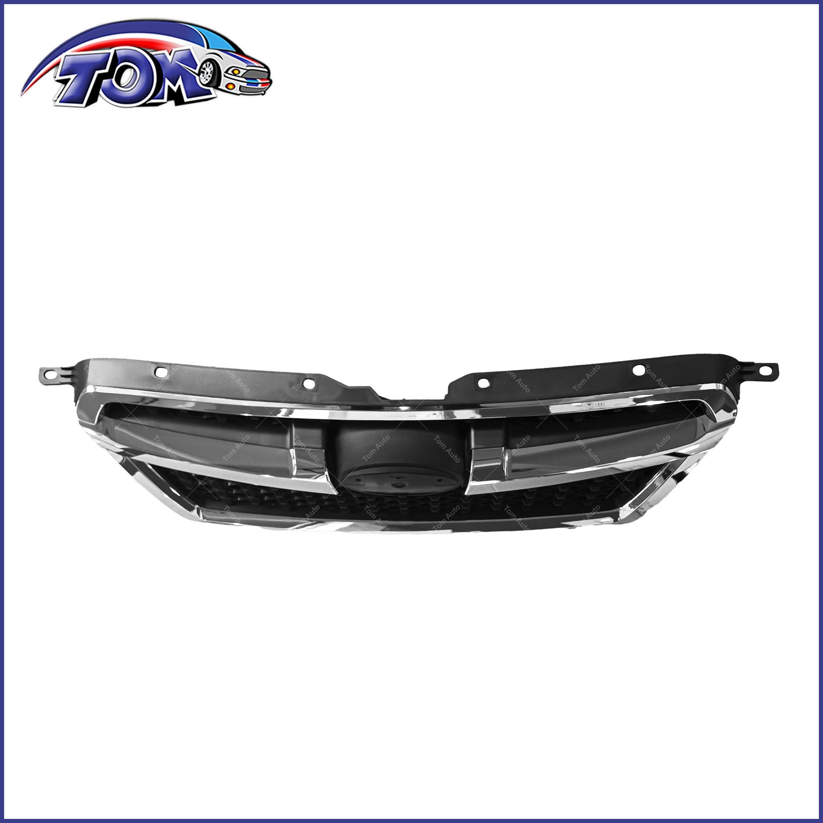 Grille Textured Black Shell and Insert Assembly For 2013-2014 Subaru Legacy