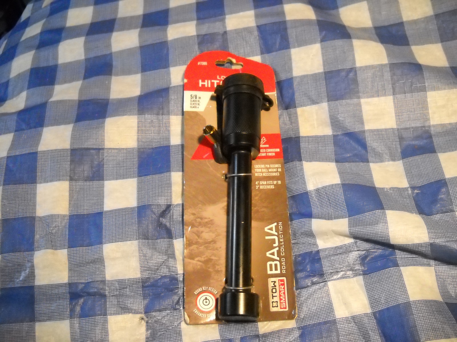 BAJA Tow Smart hitch pin Fits up to 3 inch Receivers Locking #7305 BRAND NEW