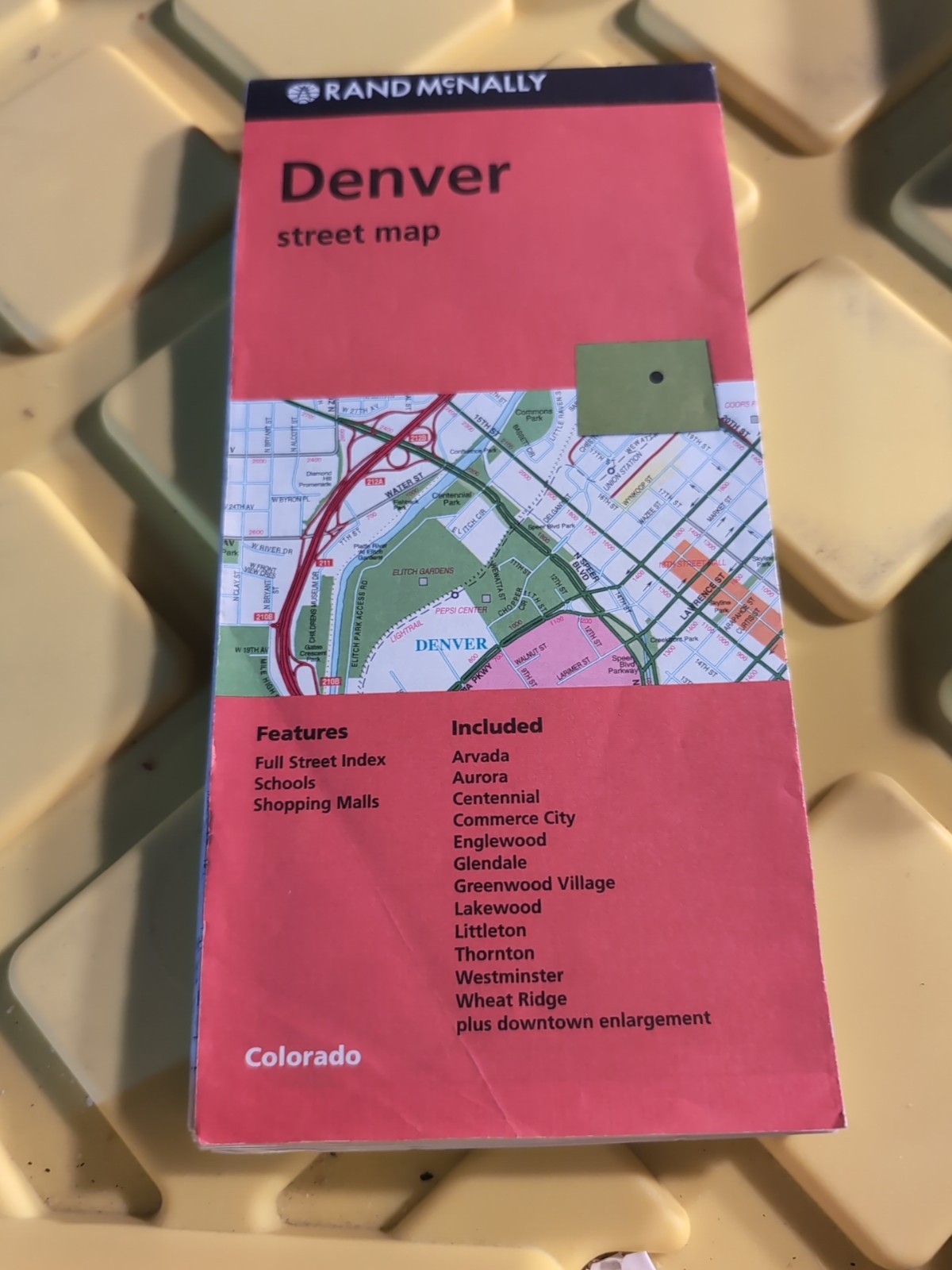 Denver, Colorado, Street Map, by Rand McNally - 2013 edition