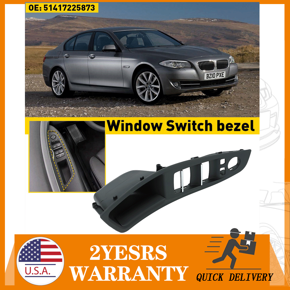 Door Switch Panel Handle Pull Inner Trim Front Left Fit 10-17 BMW 5 Series F10