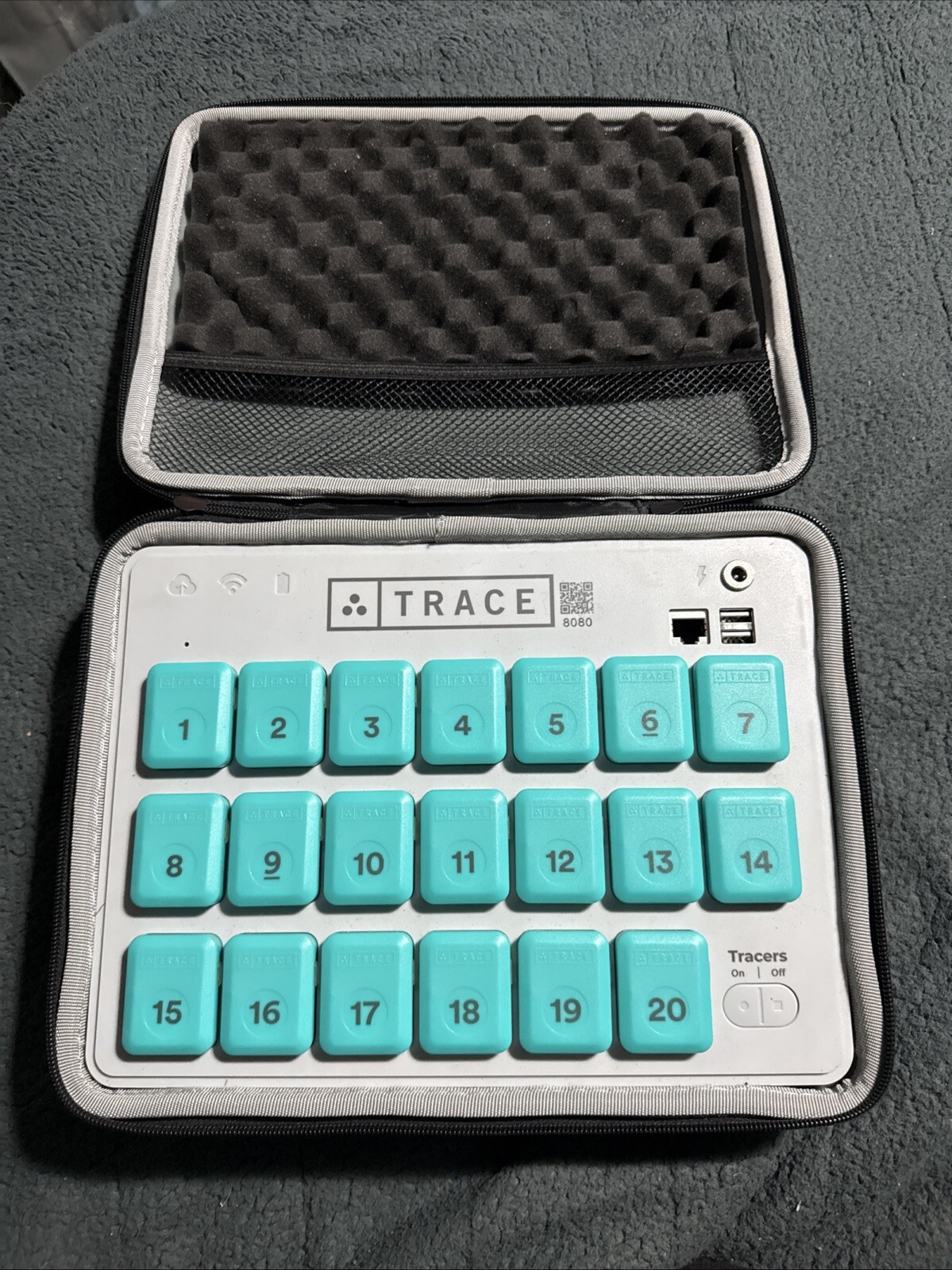 TraceUP Soccer Football Player Tracking System 20 Trackers and case only