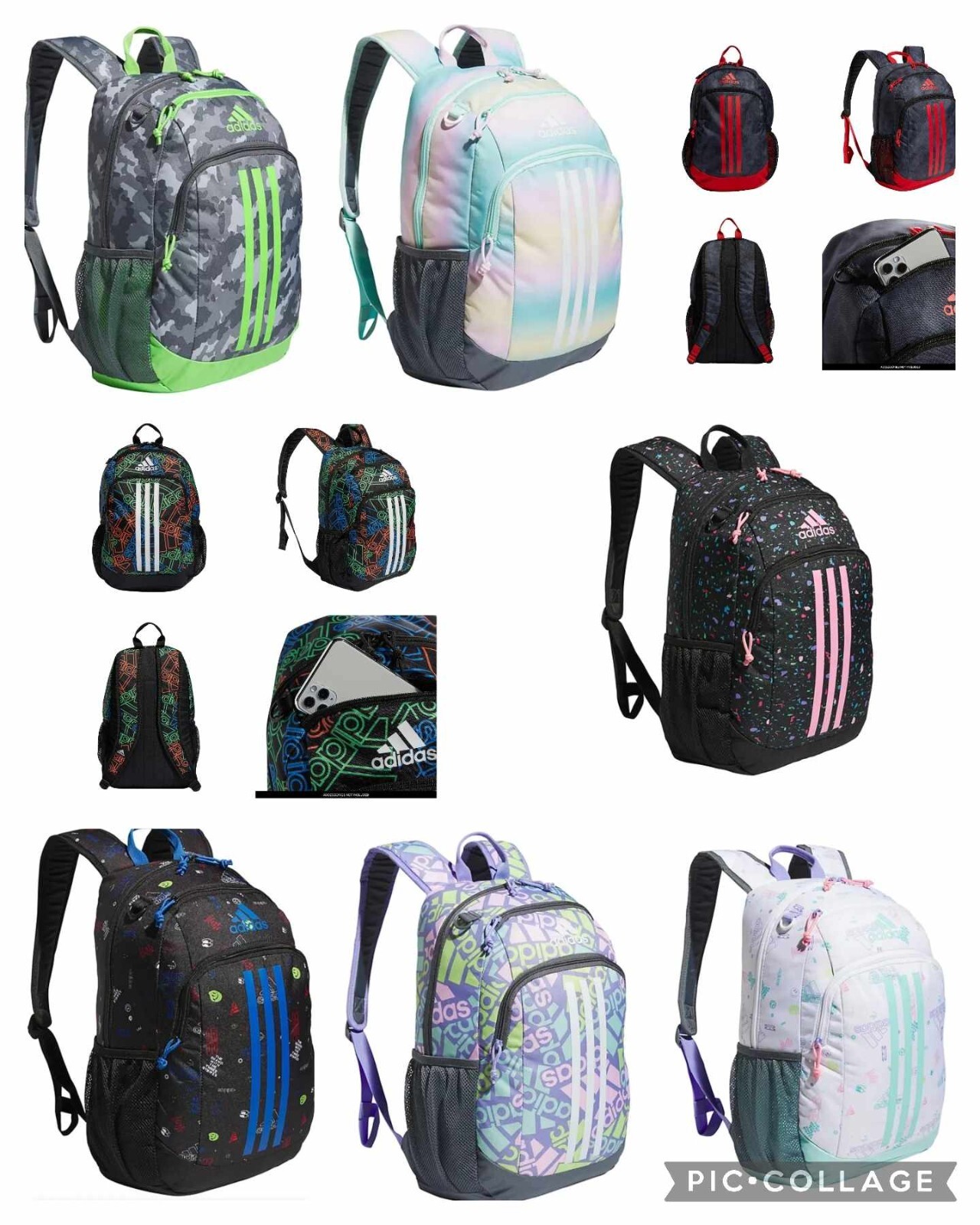 NWT NEW Adidas Young BTS Creator 2 Backpack Brasilia Student Hustle 3S Prime