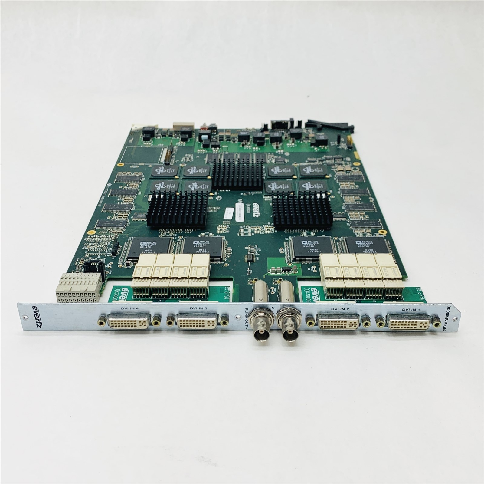 Evertz 3000MVP-GI4 Quad DVI Graphics Broadcast Input Card Multiviewer Module