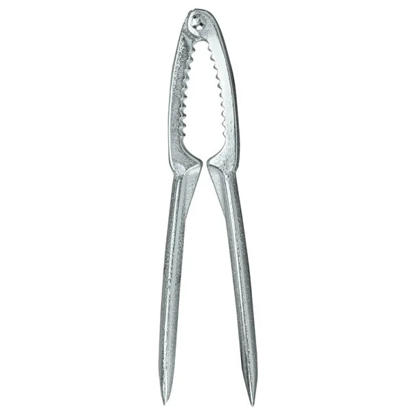 Choice 5 3/4" Single-Jaw Zinc-Plated Steel Lobster Cracker