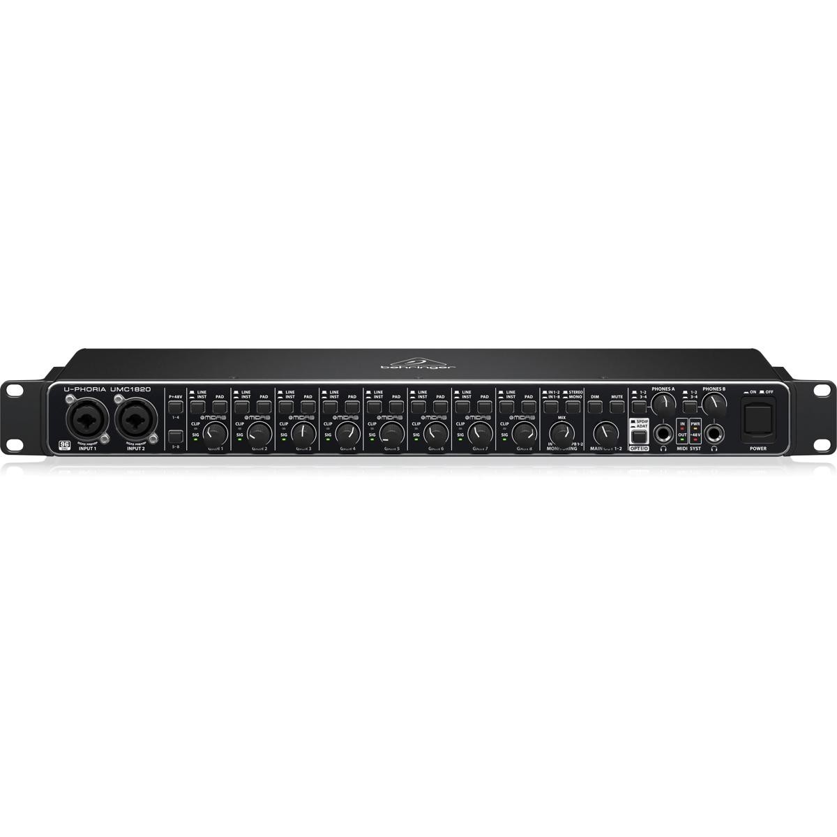 Behringer U-PHORIA UMC1820 Audiophile 18x20 USB 2.0 Audio/MIDI Interface with MI