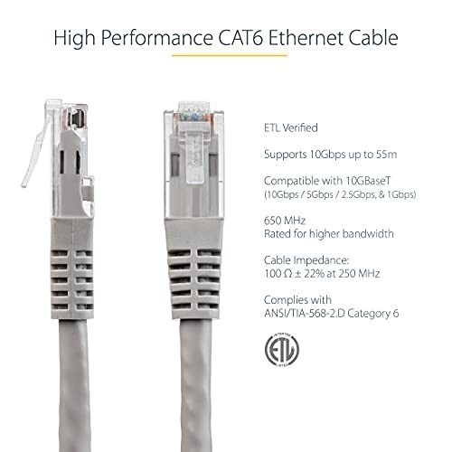 3 Pack Cat-5 CAT6 Patch Cord Cable Ethernet Internet Network LAN RJ45 UTP 3 FT