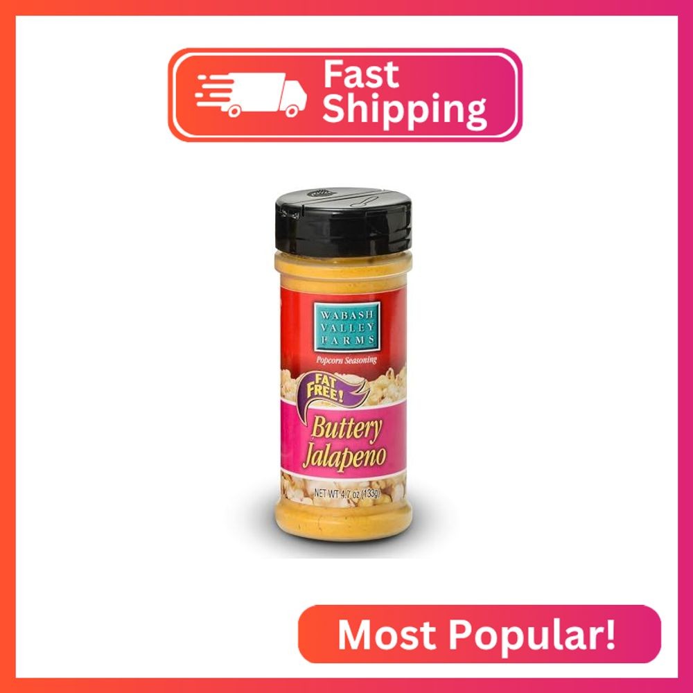 Buttery Jalapeno Flavored Popcorn Seasoning - Wabash Valley Farms Jalapeno Powde
