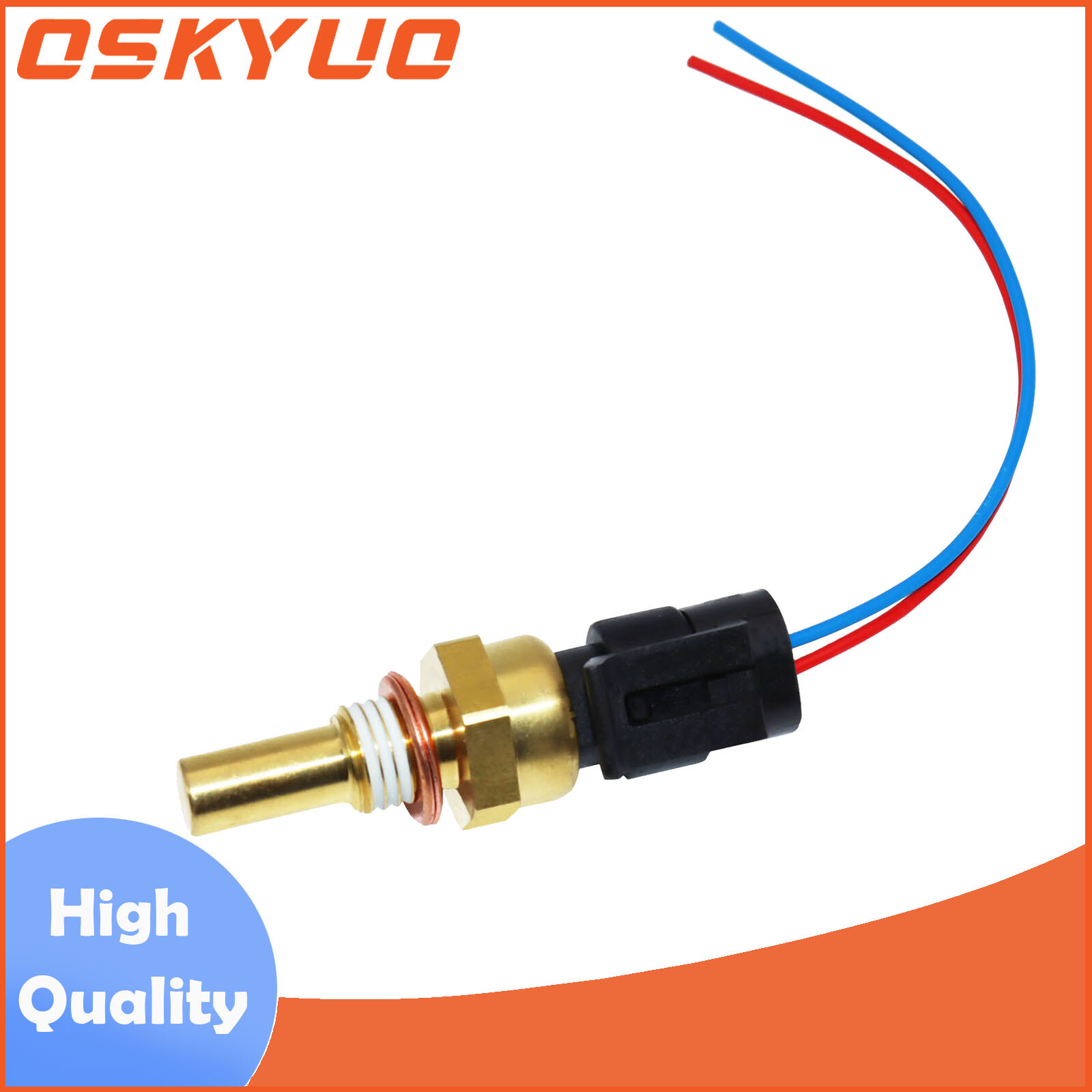 TX89 Coolant Temperature Sensor W/ Connector For Chevy Express 1500 2500 3500