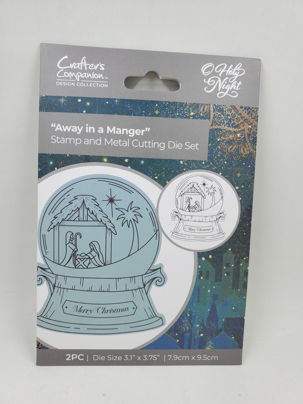 CCH3 Crafters Companion O Holy Night Away In A Manger Stamp And Die Set