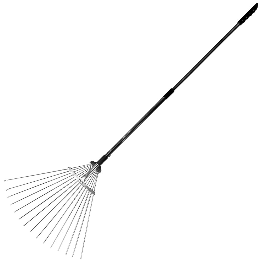 Zenport ZL204 Collapsible Steel Rake, Black