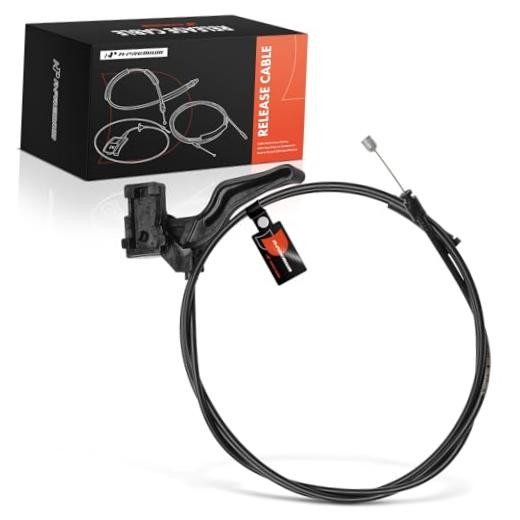 Front Hood Latch Release Cable with Handle | Compatible with Saturn Ion 2003