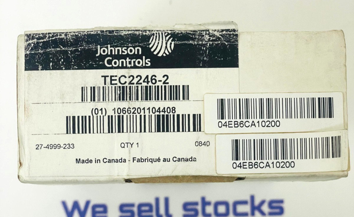 JOHNSON CONTROLS TEC2246-2 Thermostat