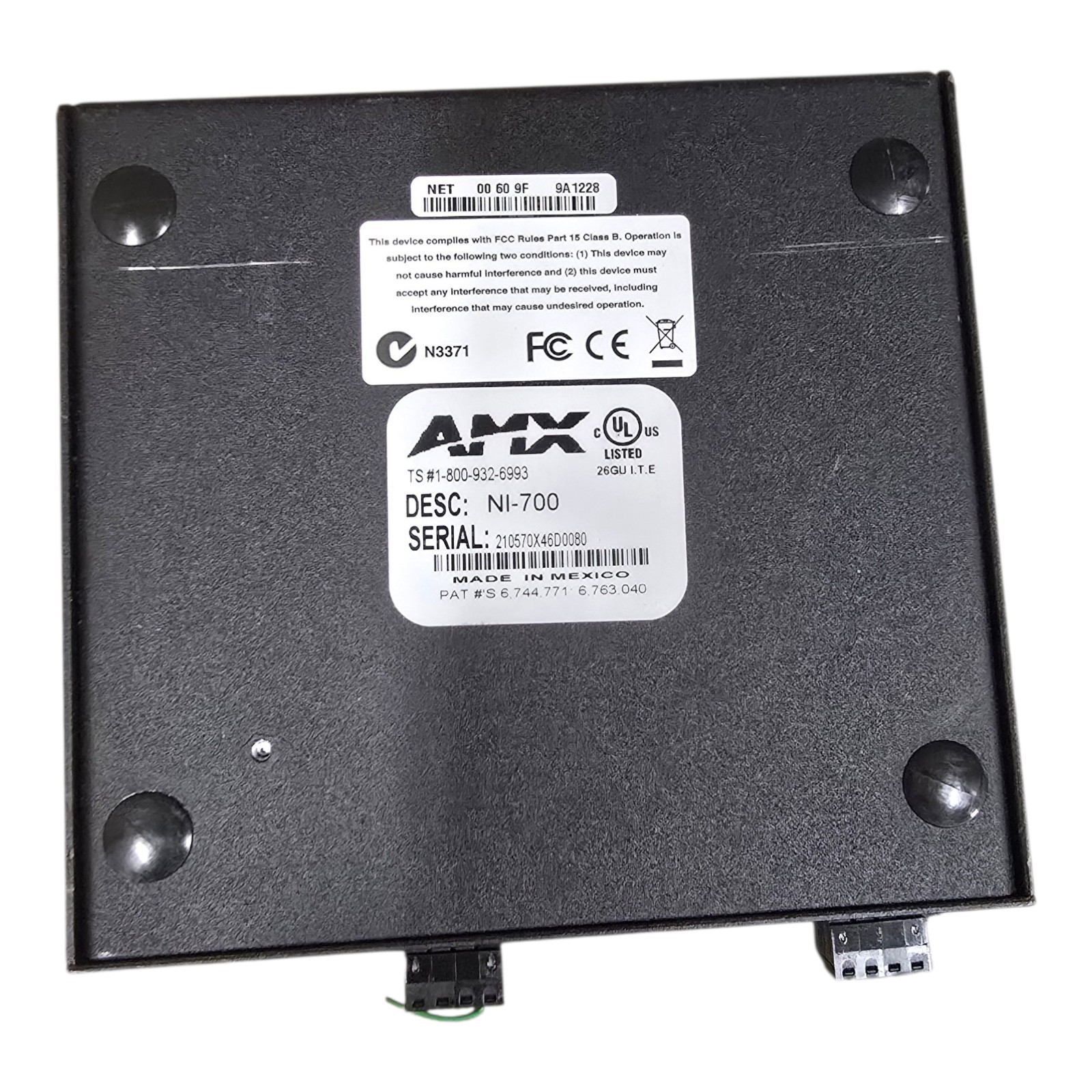 AMX NI-700 Network Integration Controller Office Presentation Controller