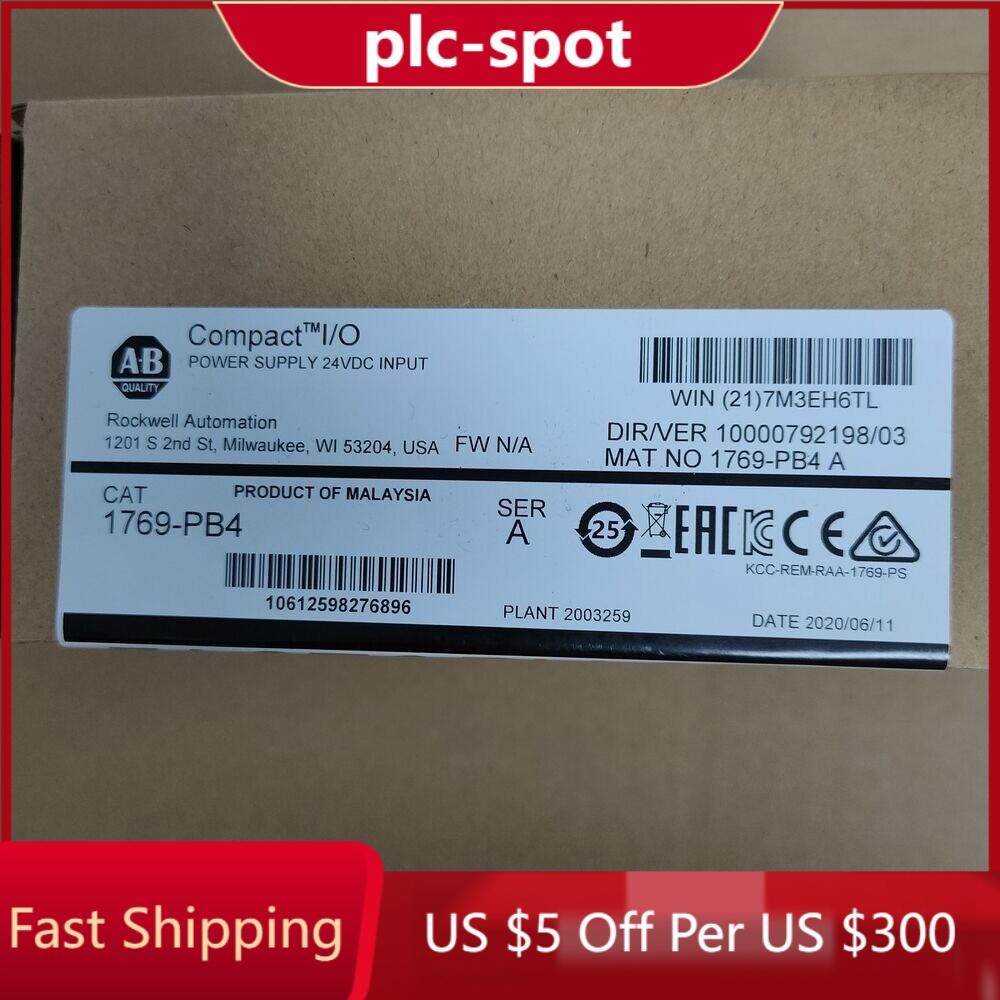 New Factory AB 1769-PB4 SER A CompactLogix Power Supply 1769PB4 US Free Tax
