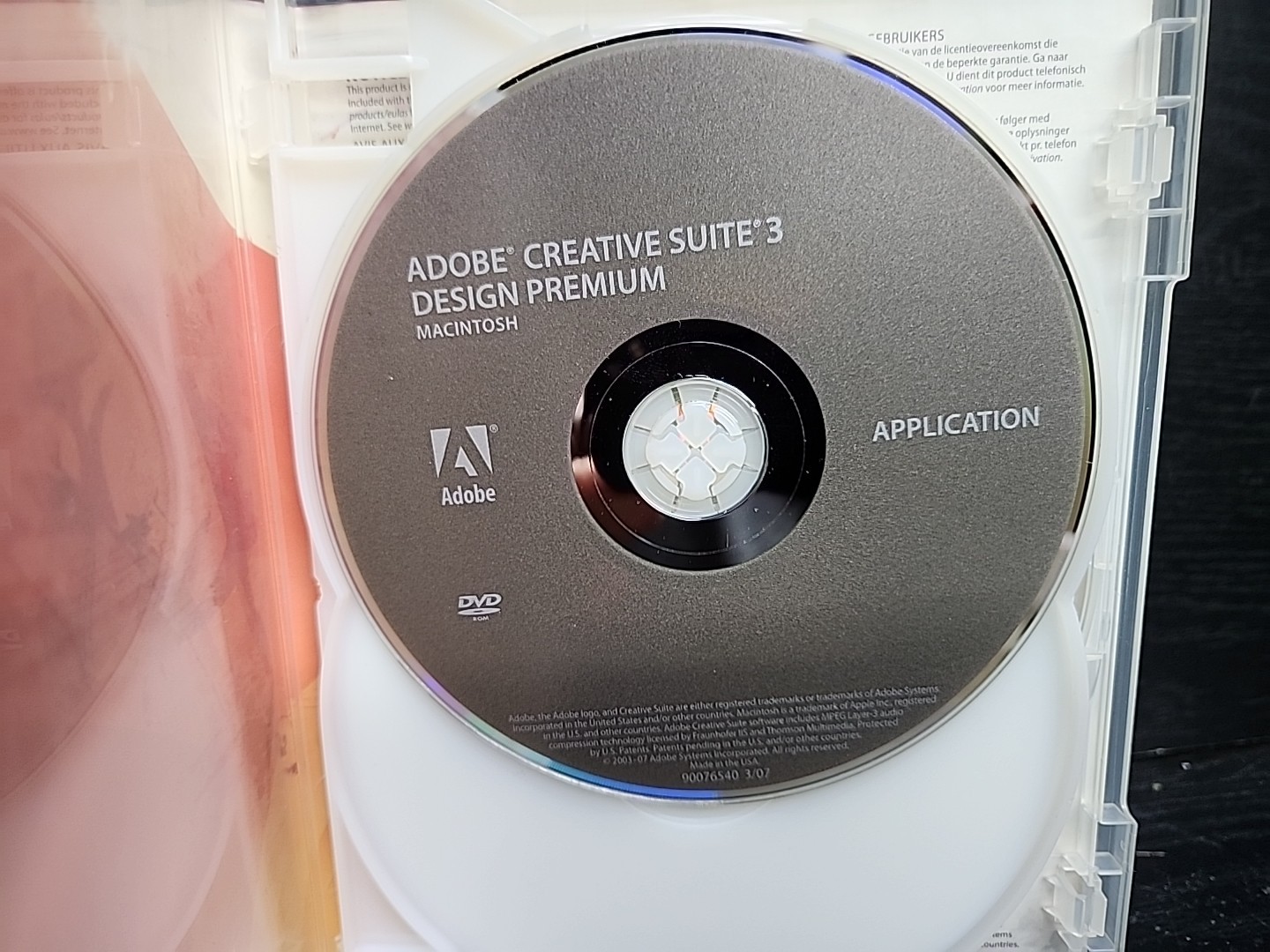 Adobe Creative Suite 3 Design Premium DVDs With Serial Number Macintosh 5 Discs
