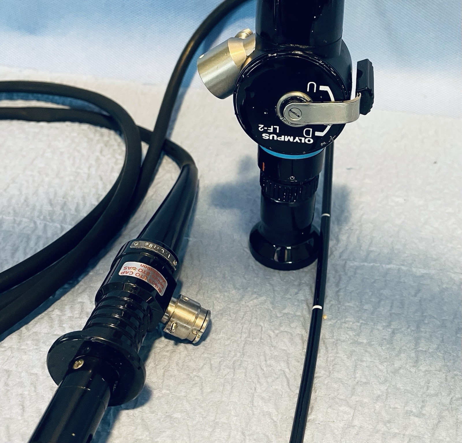 Olympus Flexible Fiber Endoscope with a few spots with case Ref LF-2