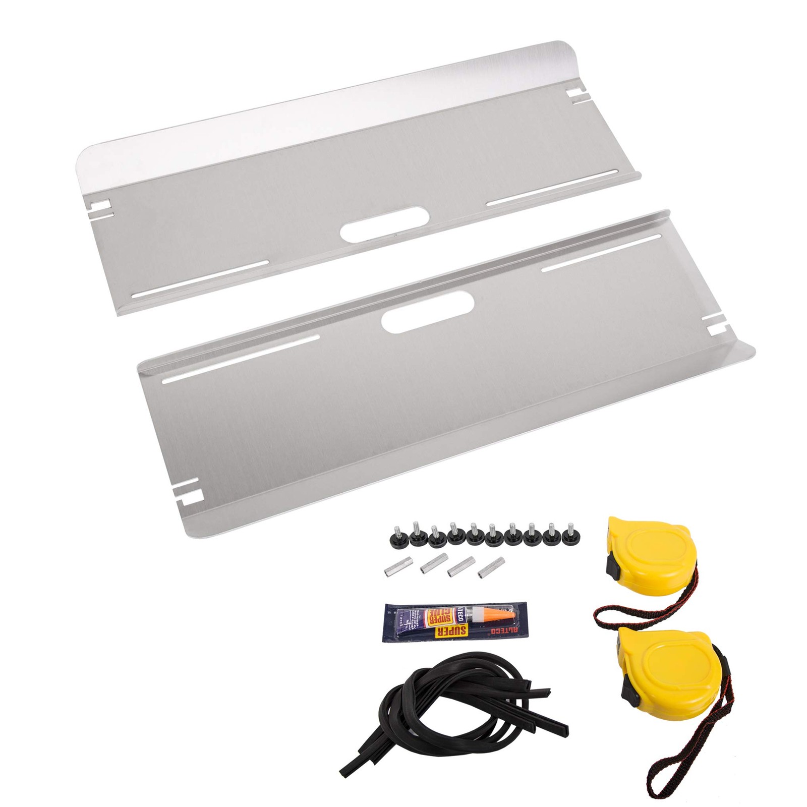 HECASA DIY Toe Plates Wheel Alignment Tool High Grade Aluminum M, unpainted
