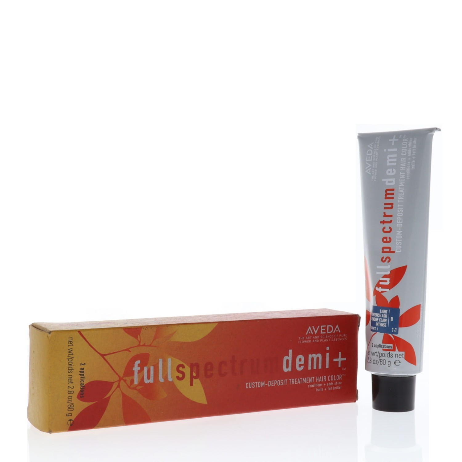 Aveda Full Spectrum Demi + Treatment Hair Color B Light Intense Ash 2.8oz/80g