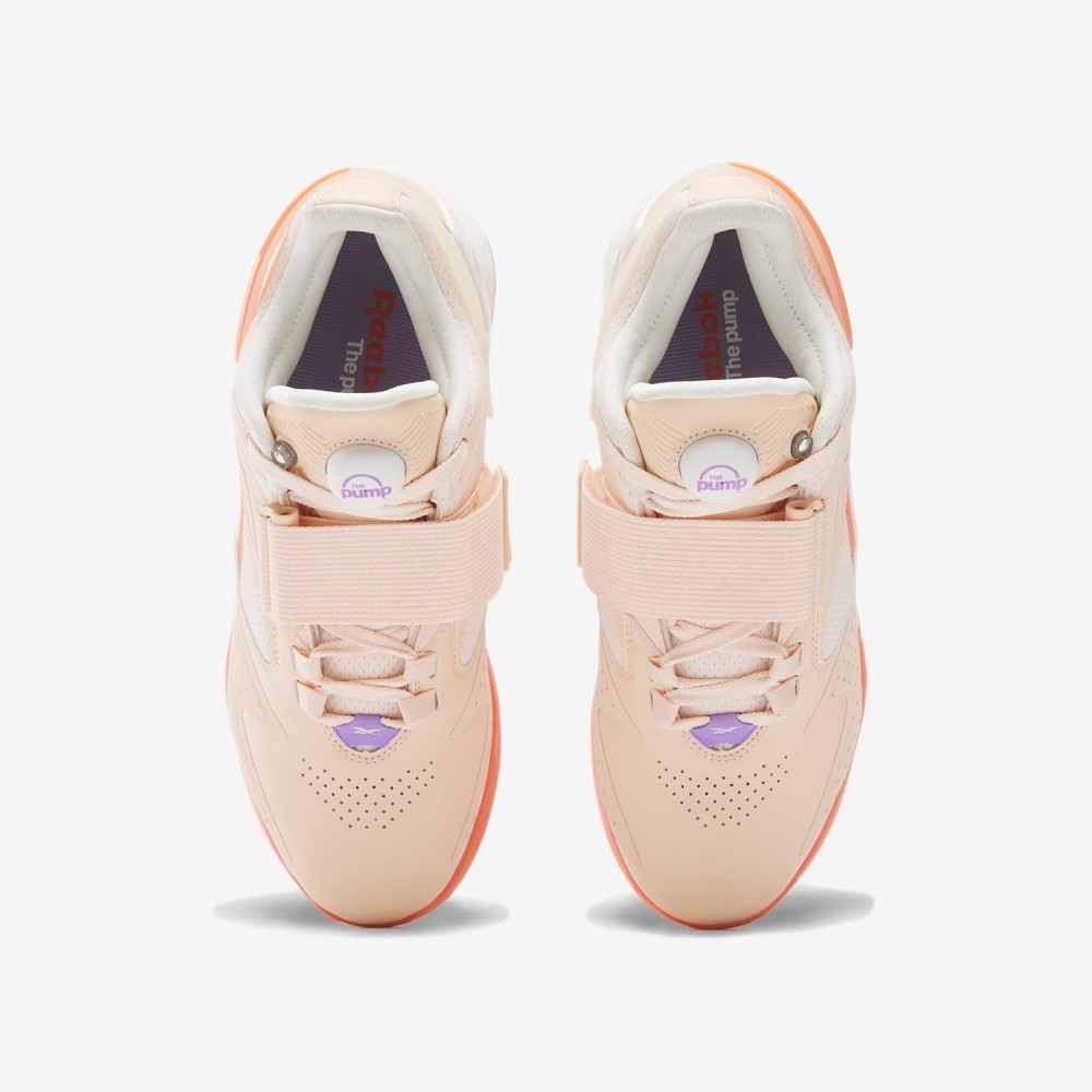 Reebok Women's Legacy Lifter III Sneaker Clay Chalk Coral Size 10