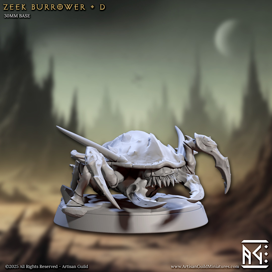 Zeek Burrower - Prowling Aberration -  Artisan Guild - Dungeons and Dragons