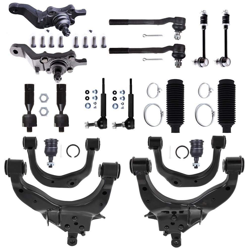 For 1996-2002 Toyota 4Runner Front Upper & Lower Control Arms Sway Bar Tie Rod