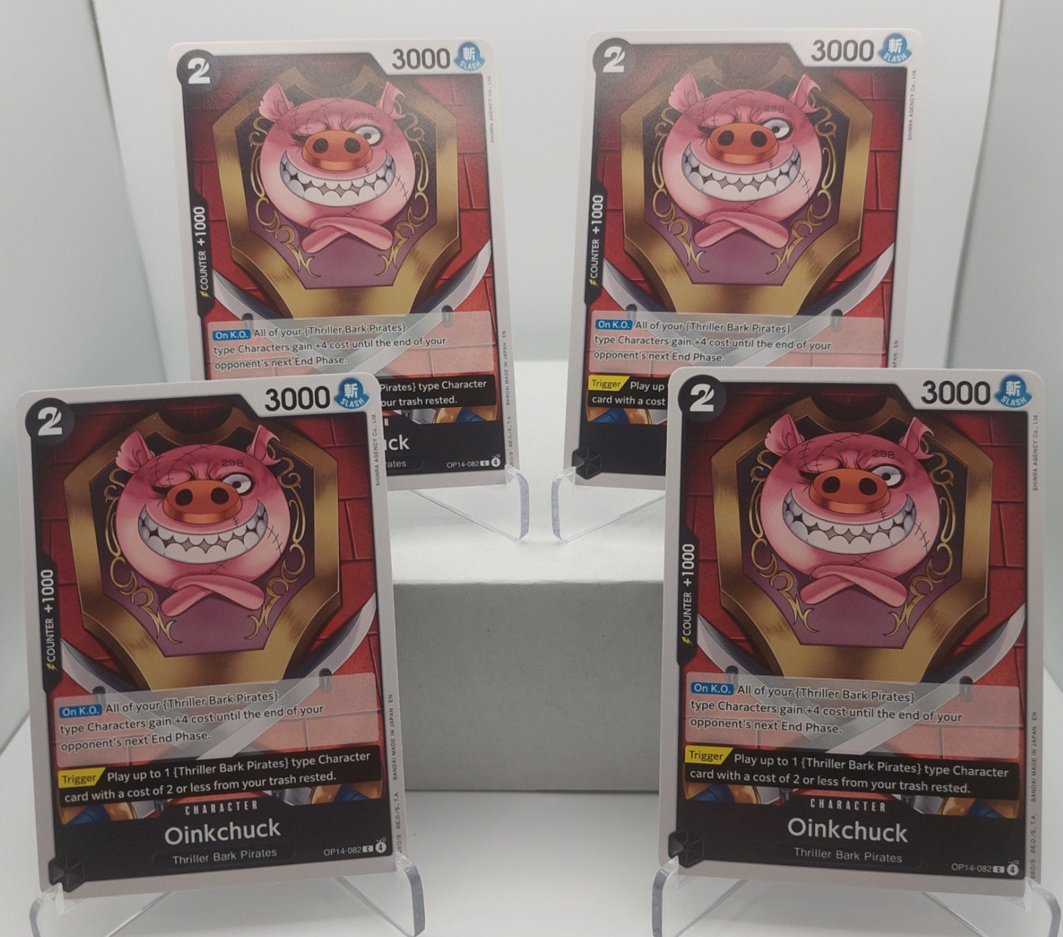 Oinkchuck Playset - OP14-082 x4 - The Azure Sea's Seven - One Piece TCG