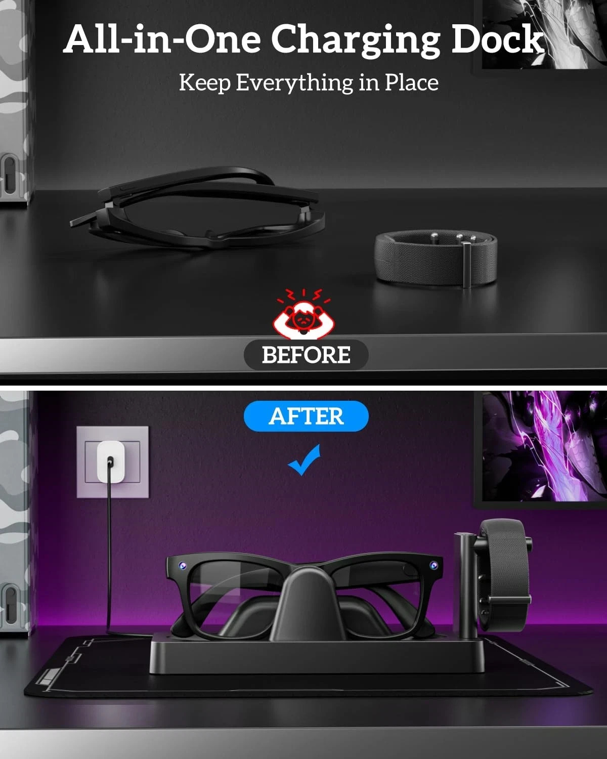 Charging Dock for Meta Ray-Ban For Display & Neural Band