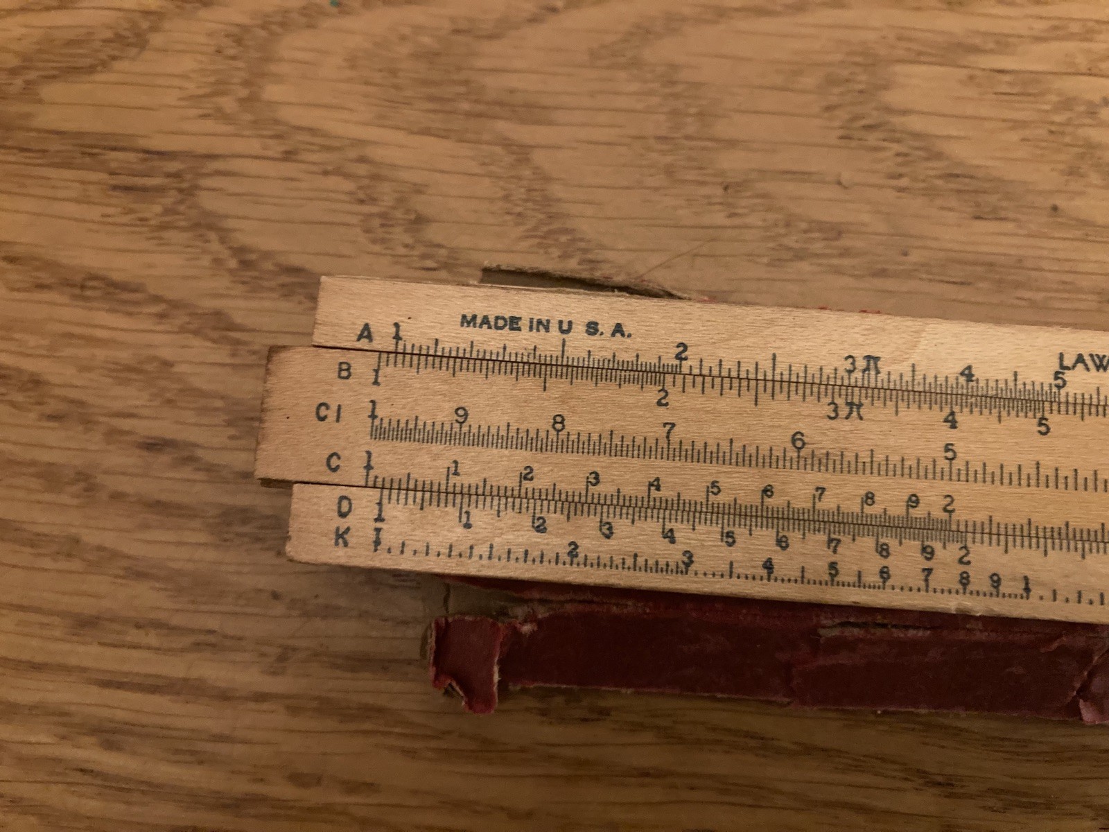 Lawrence Engineering vintage slide rule made in USA nice condition
