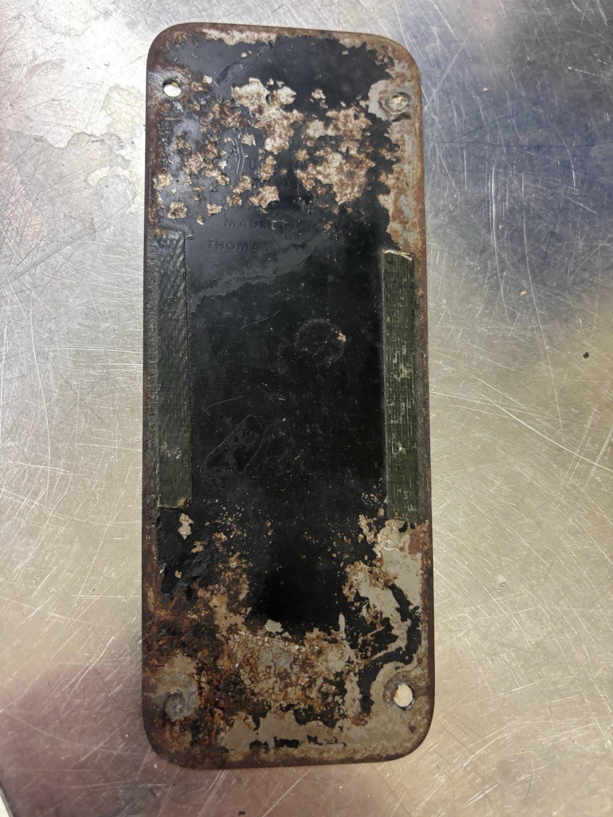 Vintage VOX Cry Baby Wah Pedal Model 95-910511 Made in Italy Cover Plate Only