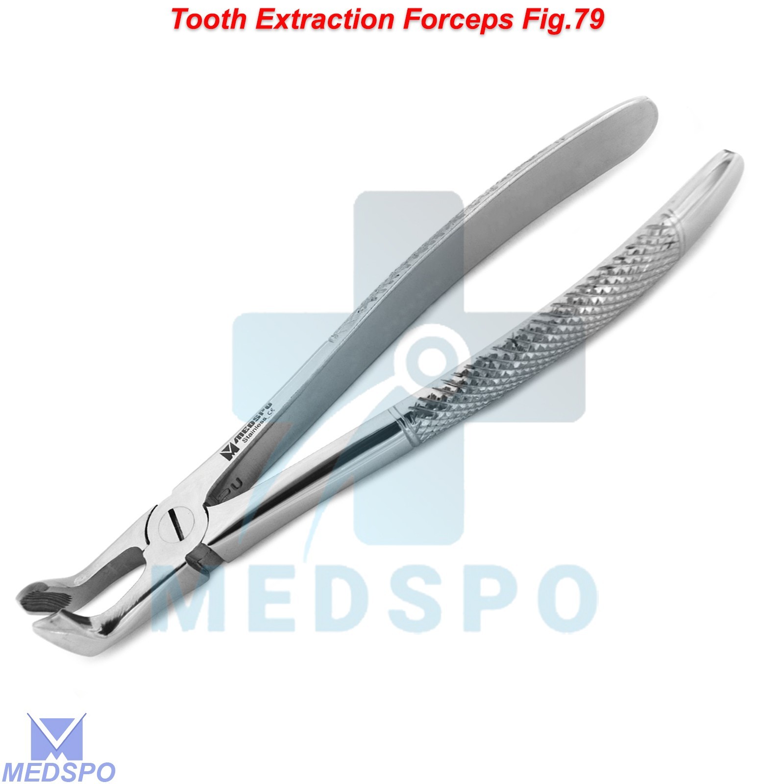 Surgical Tooth Extraction Forceps Fig.79 Dental Lower Molar Extracting Tools CE