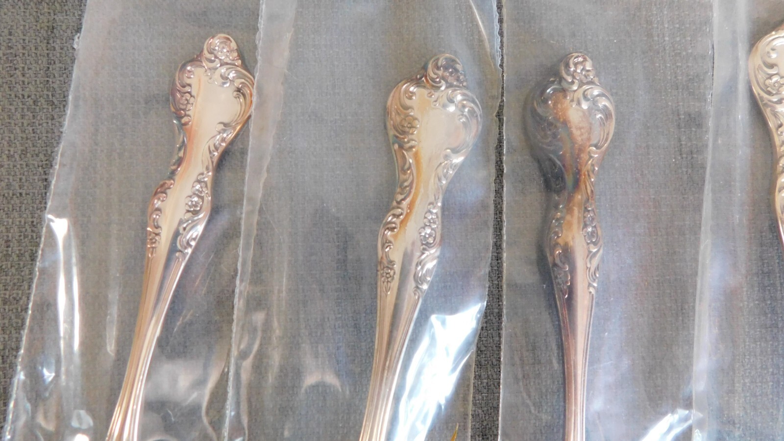 Vtg Reed Barton Princess Heritage Silverplate Flatware Five Piece Plce Settng #H